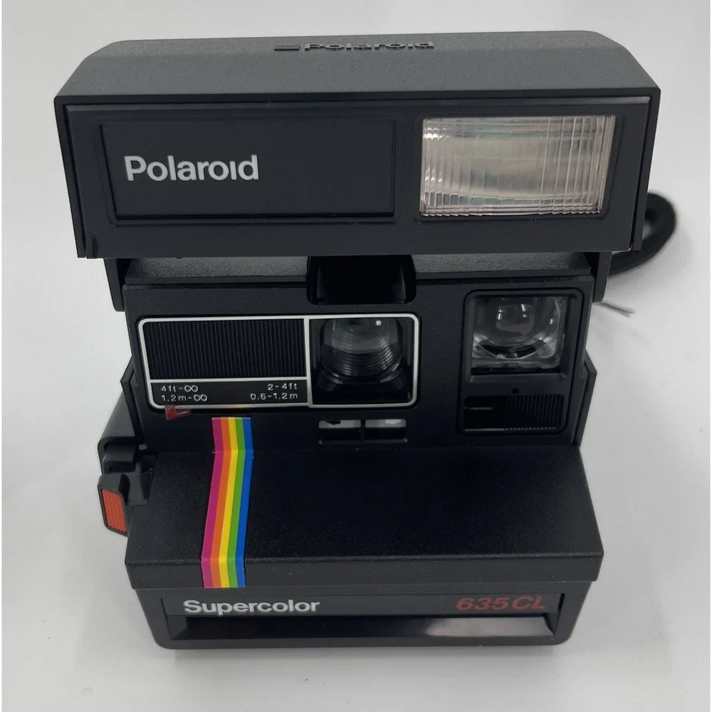 Polaroid Instant Camera M 635 CL Educational Camera Teacher Rare Rainbow Vintage